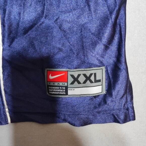 Vintage Nike Team athletic jersey men's sz XXL blue colour with white accents - Picture 8 of 11